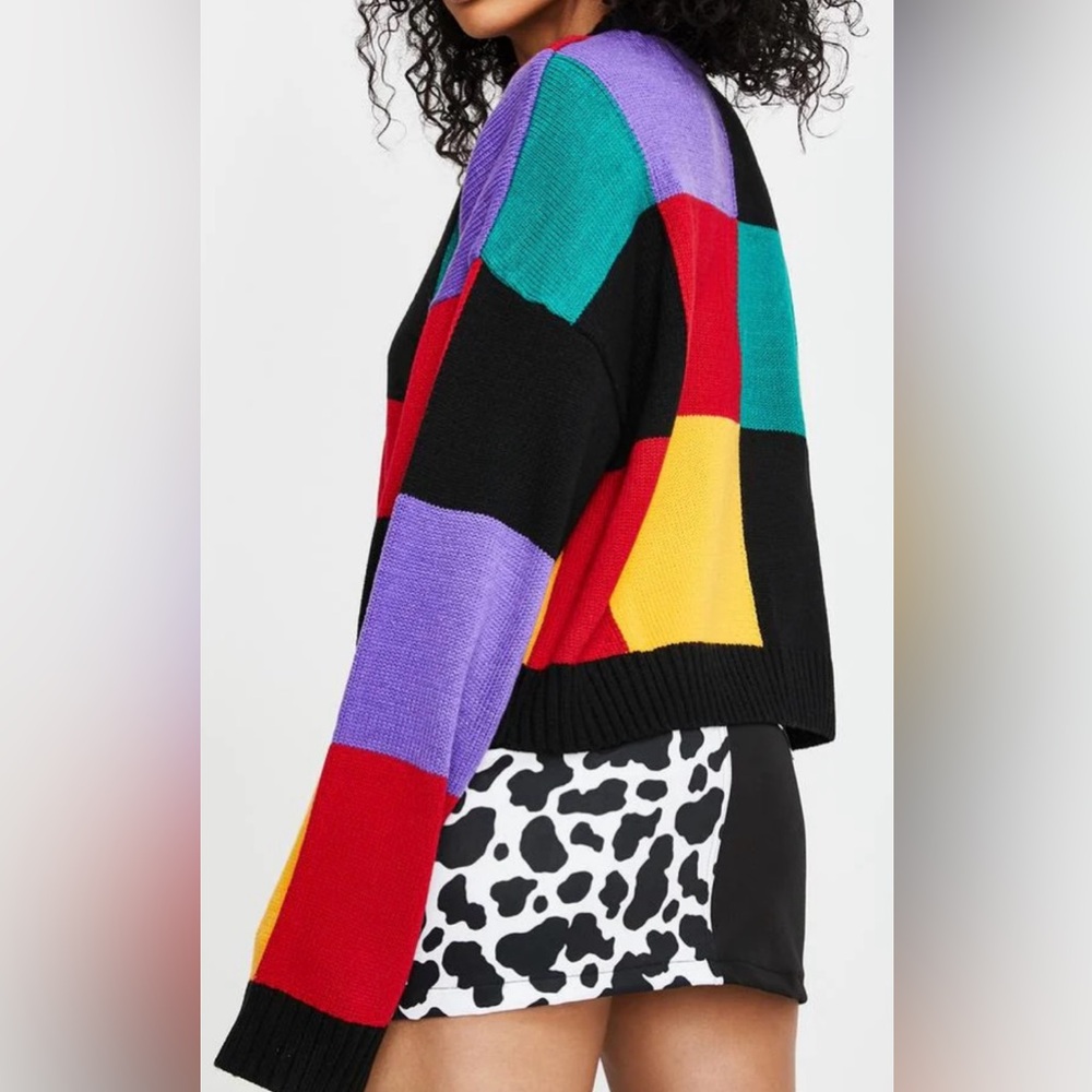The Ragged Priest You Bore Me Colorblock Sweater - Picture 2 of 6